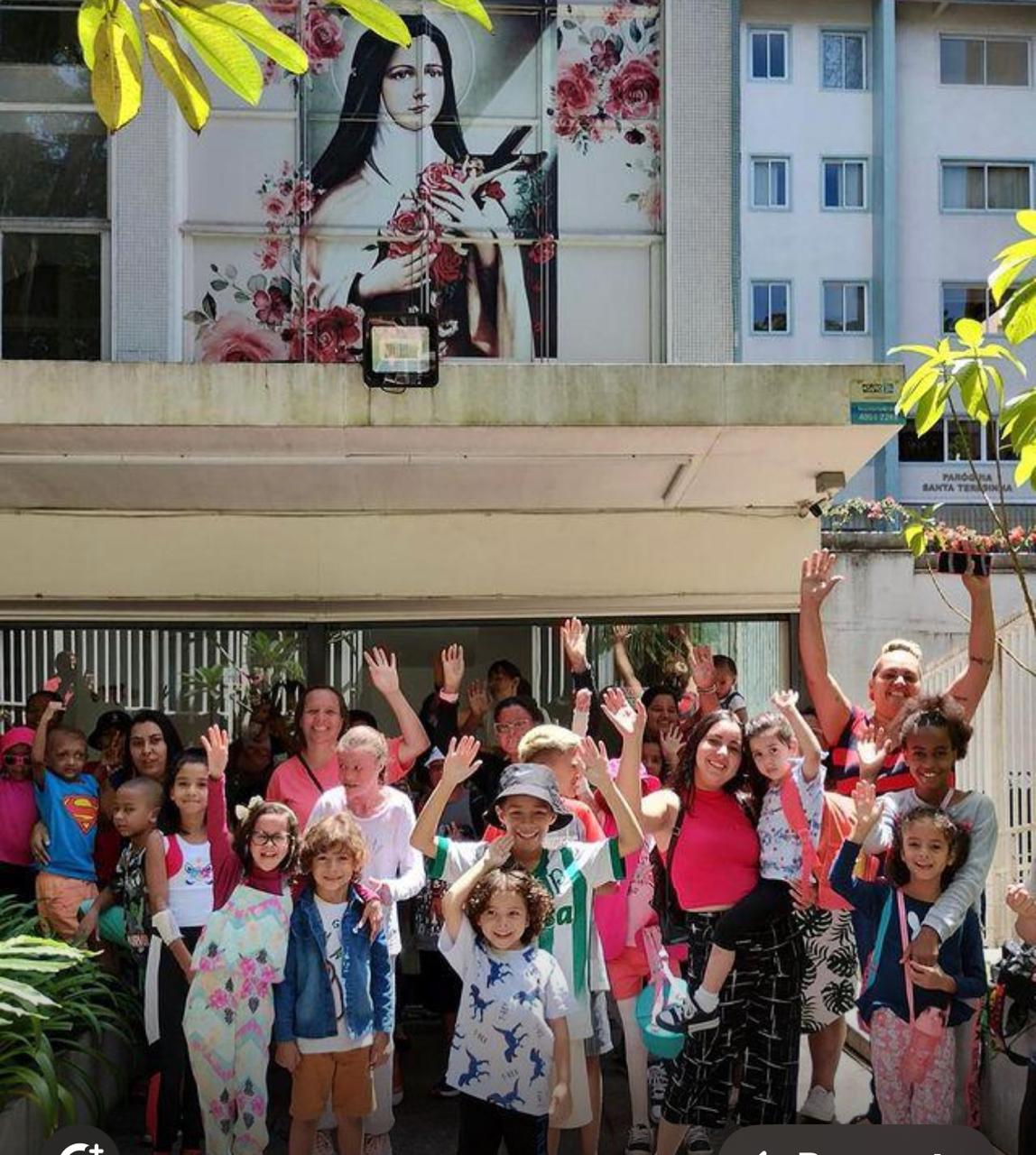 Famílias atendidas pela Casa Santa Teresinha